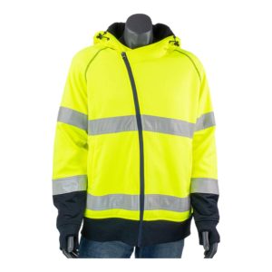 PIP ANSI Type R Class 3 Women's Contoured Hooded Sweatshirt