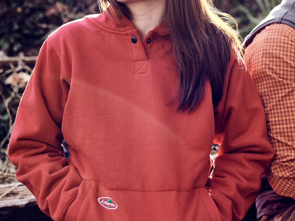Cotton Double Thick Hooded Pullover Sweatshirt - Image 5