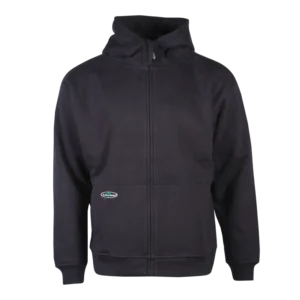 Cotton Single Thick Hooded Full Zip Sweatshirt