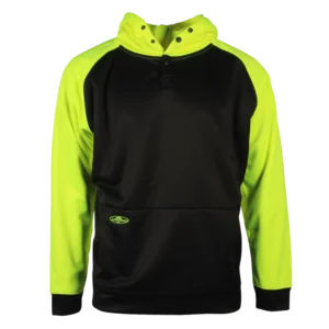 Tech 2-Tone Single Thick Hooded Pullover Sweatshirt