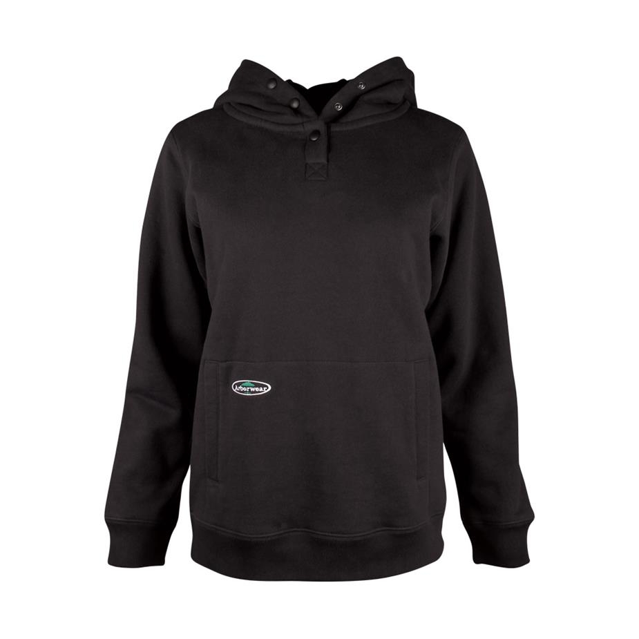 Womens Cotton Double Thick Hooded Pullover Sweatshirt