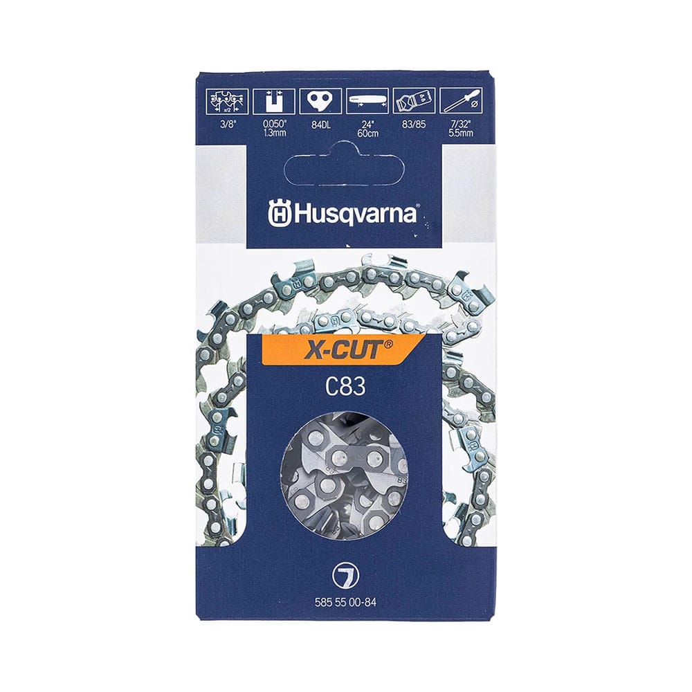 Husqvarna X-CUT C83 24" Chain, 3/8" Pitch, .050" Gauge