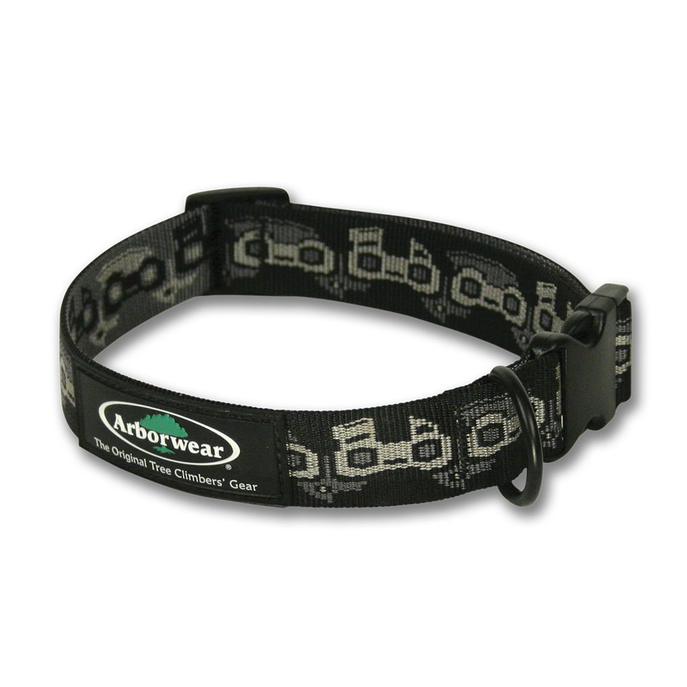 Chainsaw Chain Pattern Dog Collar