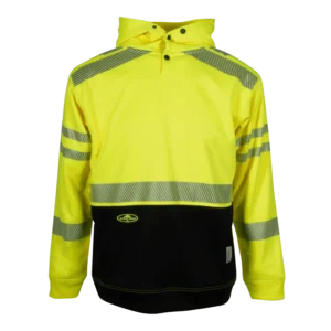 Tech Double Thick Hooded Pullover Sweatshirt HVSA Class 3