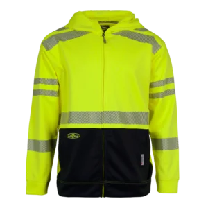 Tech Single Thick Hooded Full Zip Sweatshirt HVSA Class 3
