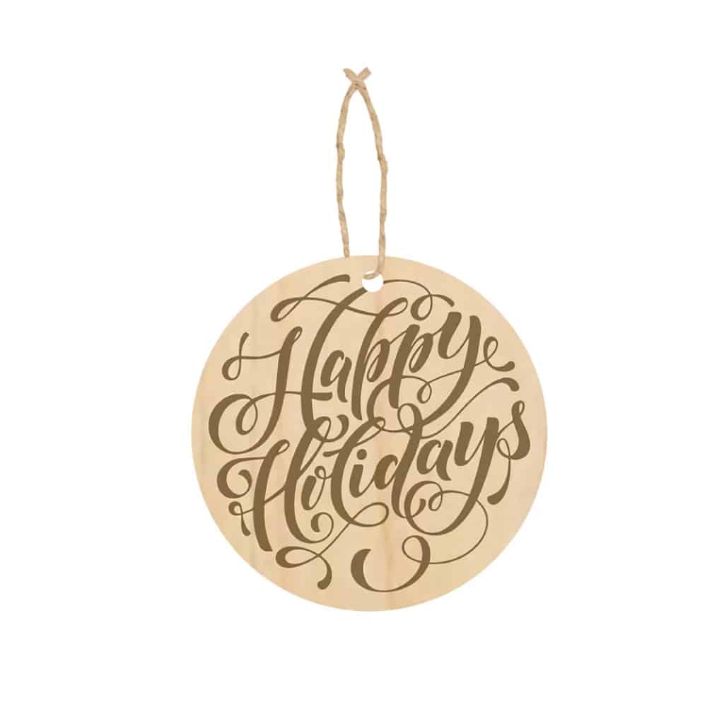 WOODCHUCK USA Custom Holiday Ornament